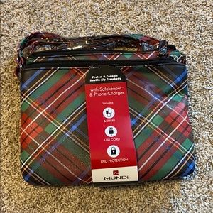 Checkered Mundi crossbody